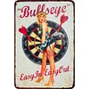 Bullseye&ldquo;Easy In Easy Out&rdquo; - Vintage Metal Signs(12*16Inch) 