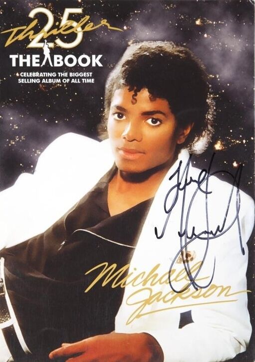 MICHAEL JACKSON Signed Photo Poster paintinggraph - Pop Singer / Vocalist 'King of Pop' preprint