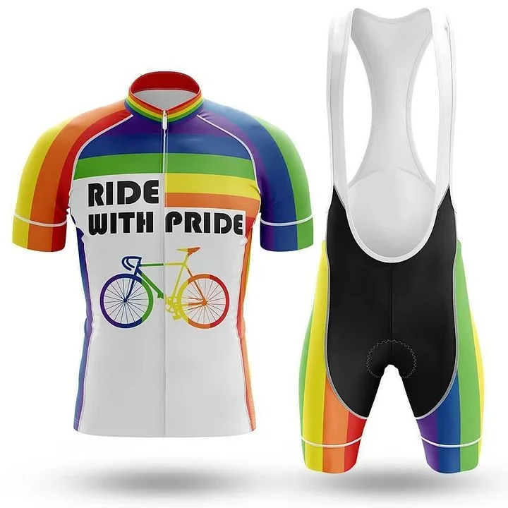 Ride With Pride Men's Short Sleeve Cycling Kit