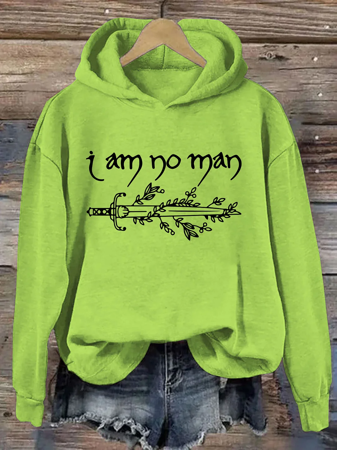 I Am No Man Hoodie