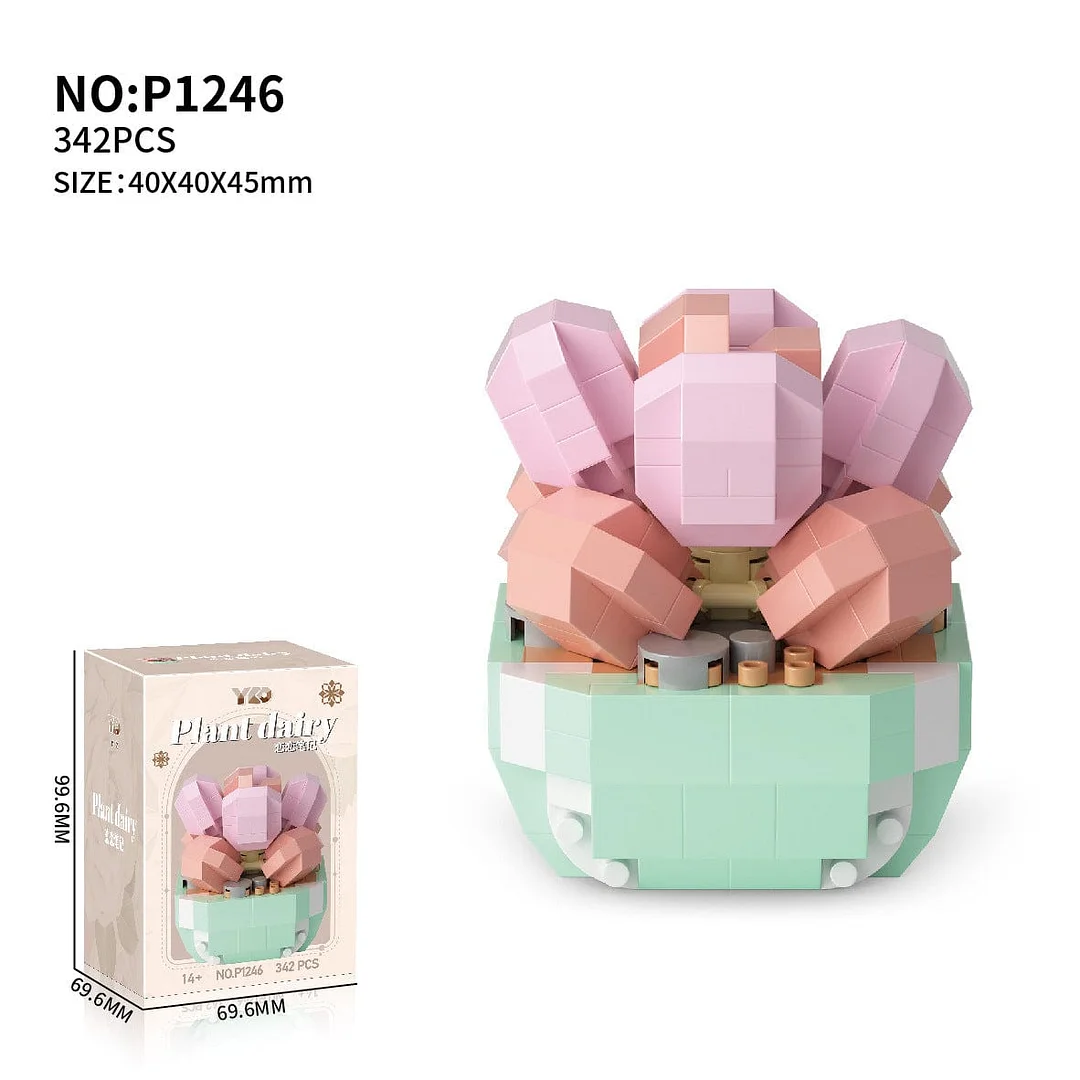 Compatible Succulents Assembly Building Blocks