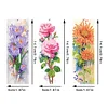 3Pcs Diamond Painting Flower Bookmark Making Kit Decoration
