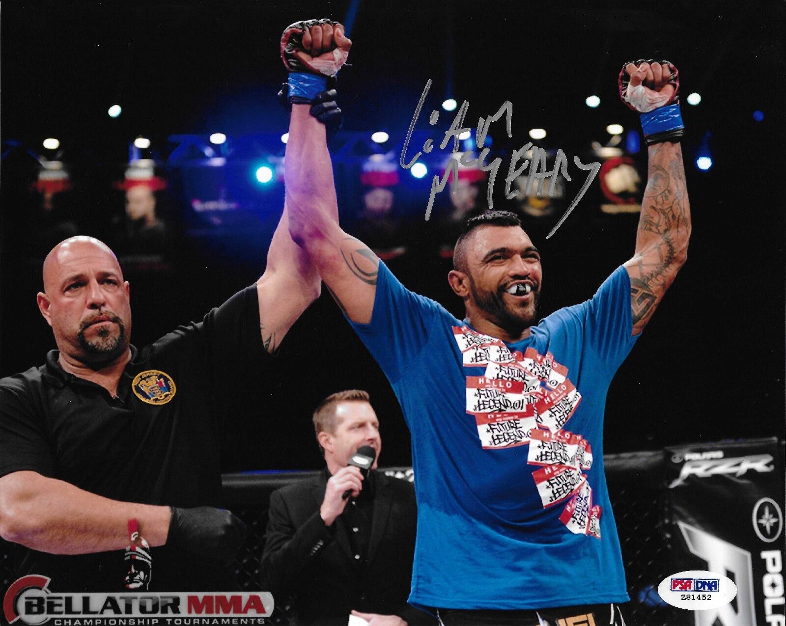 Liam McGeary Signed Bellator MMA 8x10 Photo Poster painting PSA/DNA COA Dynamite Auto'd Picture