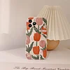 Romantic Orange Tulips Phone Case for iPhone 15 pro