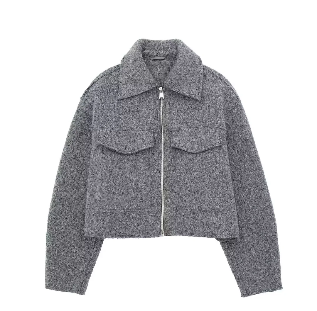 Toloer New Autumn / Winter 2024 Women's Street Fashion Tweed Short Jacket Coat W085 965237-Outfit Ideas