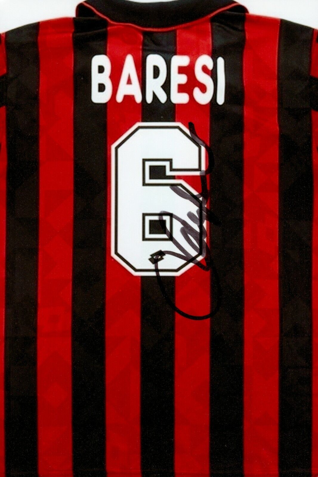 Franco Baresi Signed 6x4 Photo Poster painting AC Milan Italy Genuine Autograph Memorabilia +COA