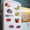 12Pcs Diamant Kunst Magnete Kühlschrank Aufkleber Set für Erwachsene Anfänger (CN562 Frucht)