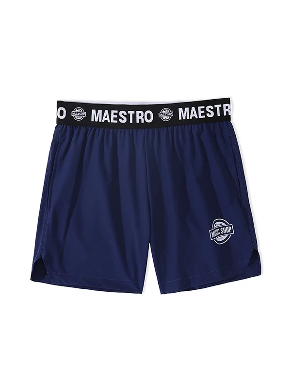 Men's 5 Inches Running Shorts Lightweight Quick Dry Training Short (Navy Blue)
