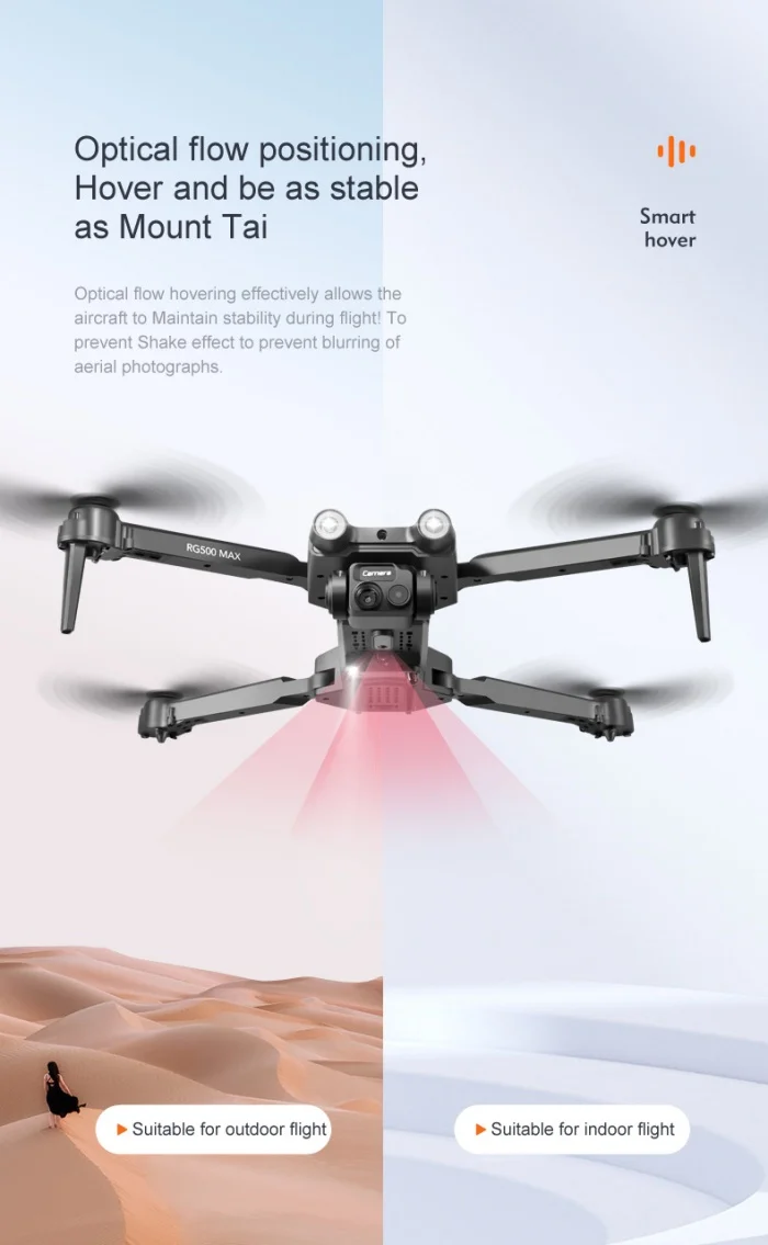 Drone Optical Flow Aerial Photography Flying Vehicle Dual Camera Obstacle Avoidance Remote Control Aircraft Toy