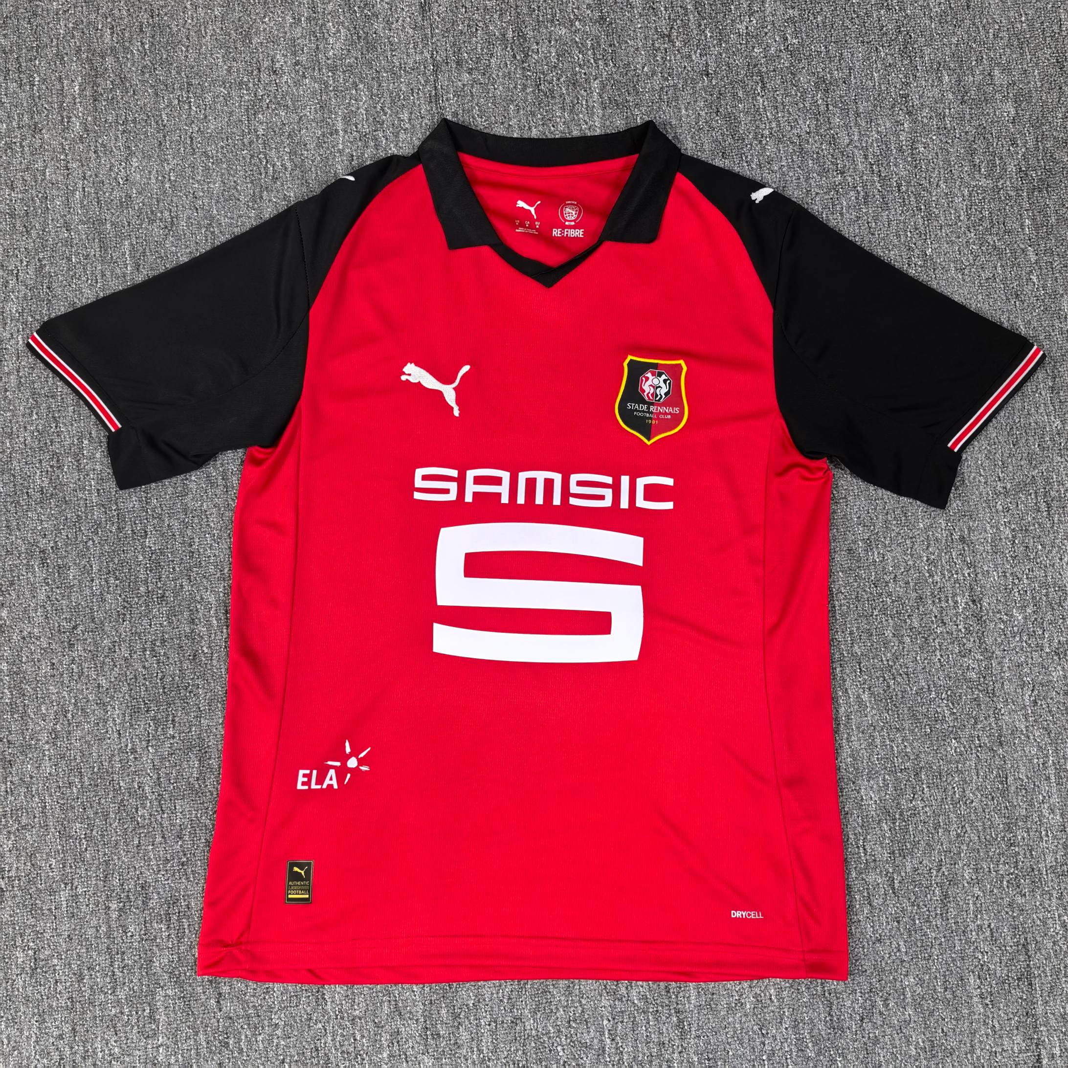 2025/2026 Stade Rennais Home Football Shirt