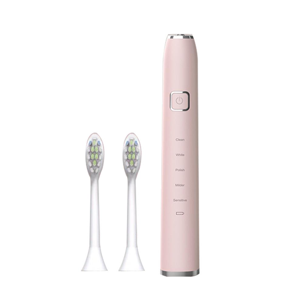 

2 in 1 Electric Toothbrush 5-speed Adjustment Cleansing Instrument (Pink, 501 Original