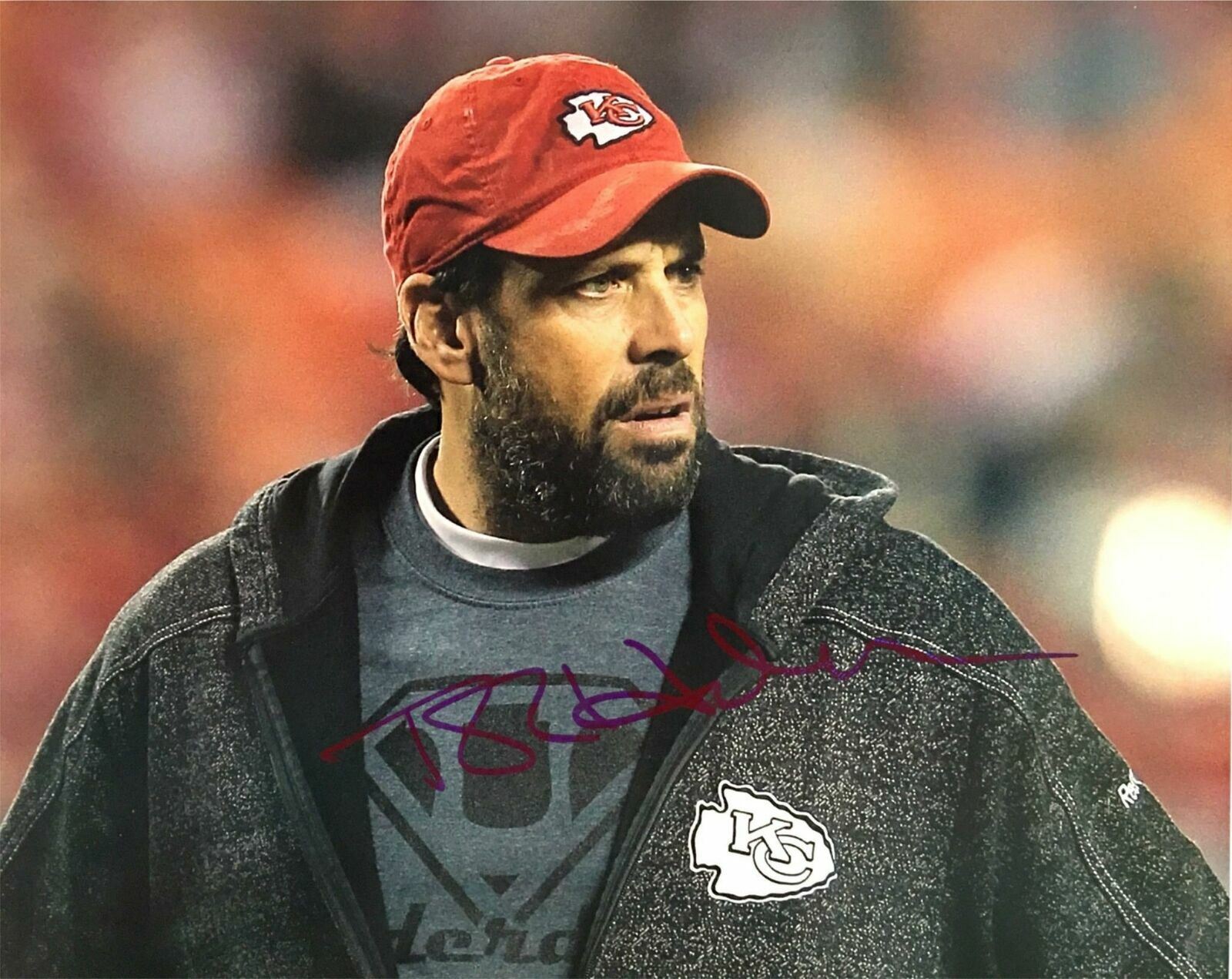 Todd Haley Signed Kansas City Chiefs 8x10 Photo Poster painting  SHIP Autograph Auto