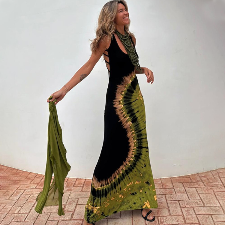 Backless Maxi Dress