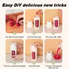 340ml Portable Juicer Blender Cup 1200mAh Juice Extractor for Home Office Travel