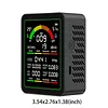 9 In 1 Multifunctional Air Quality Detector Carbon Dioxide Airs Tester Gas Detector LCD Screen Temperature/Humidity Tester Noise/CO2/TVOC/AQI/C6H6/HCHO/CO Detect