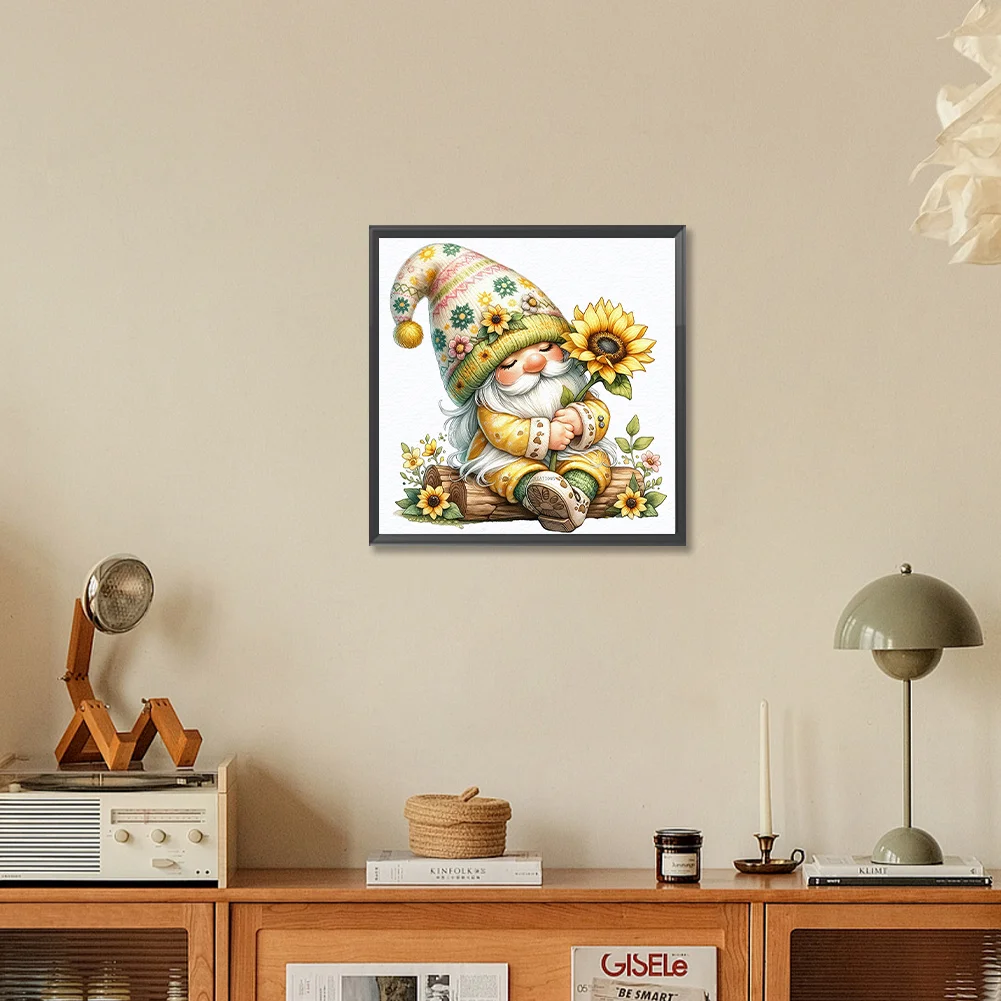 Diamond Painting - Full Round Drill - Easter Gnome(Canvas|30*30cm)