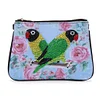 DIY Parrot Special Shape Diamond Painting Wristlet Wallet Women Clutch Mosaic Bag