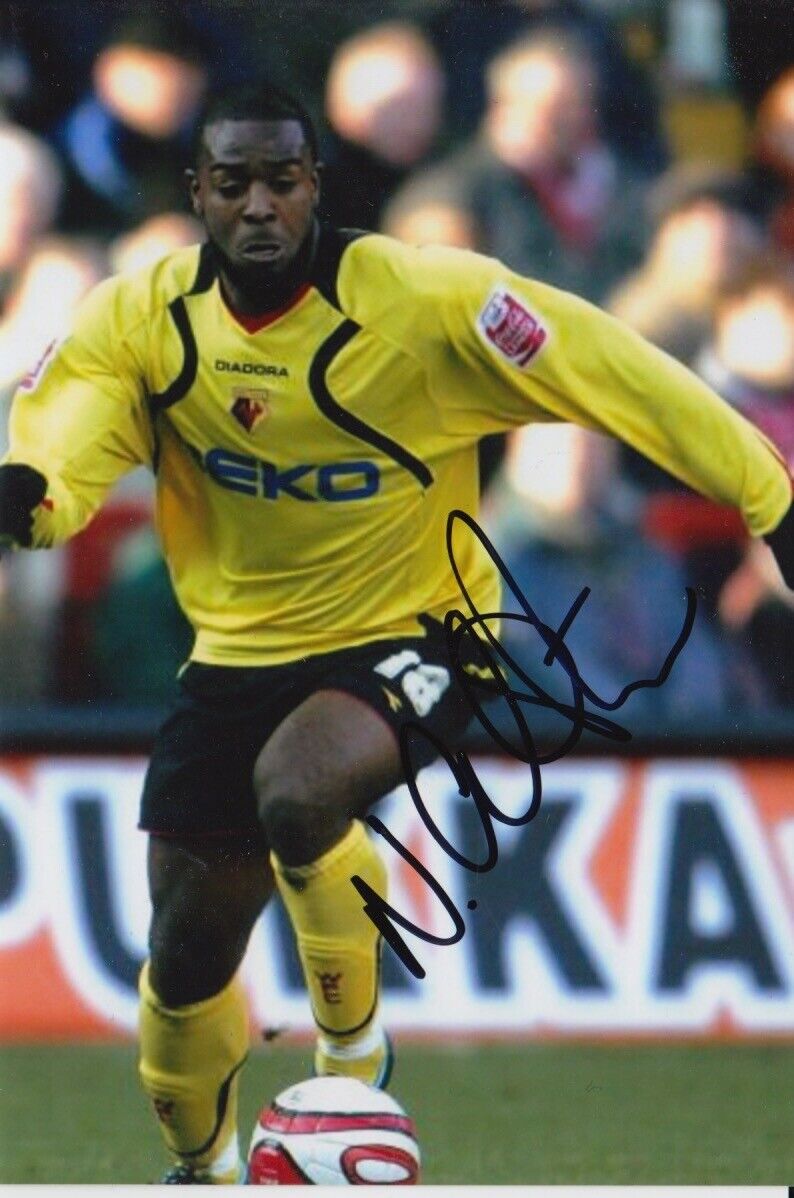 NATHAN ELLINGTON HAND SIGNED WATFORD 6X4 Photo Poster painting.