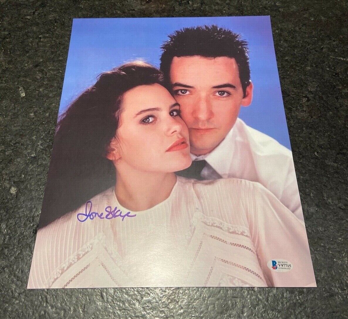 * IONE SKYE * signed 11x14 Photo Poster painting * SAY ANYTHING * BECKETT COA * 8