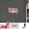 (US Local)Butterfly DIY Diamond Painting Hanging Hook No Hole Punching Wall Decoration