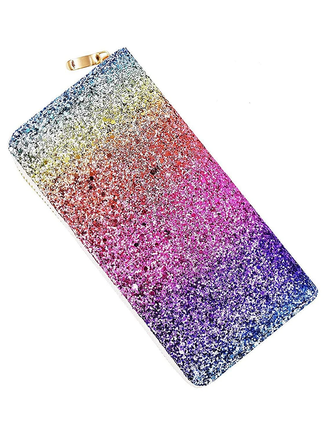Glitter Wallet for Women Shiny Long Phone Clutch Purse Ladies Card Holder