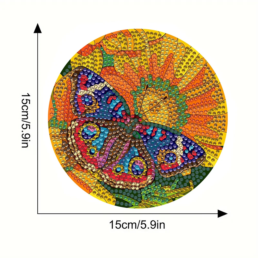DIY Diamond Dot Kits Butterfly Diamond Painting Placemats Projects for Beginners