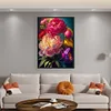 (Big Size)Peony - 11CT Stamped Cross Stitch - 40*60cm - Flower