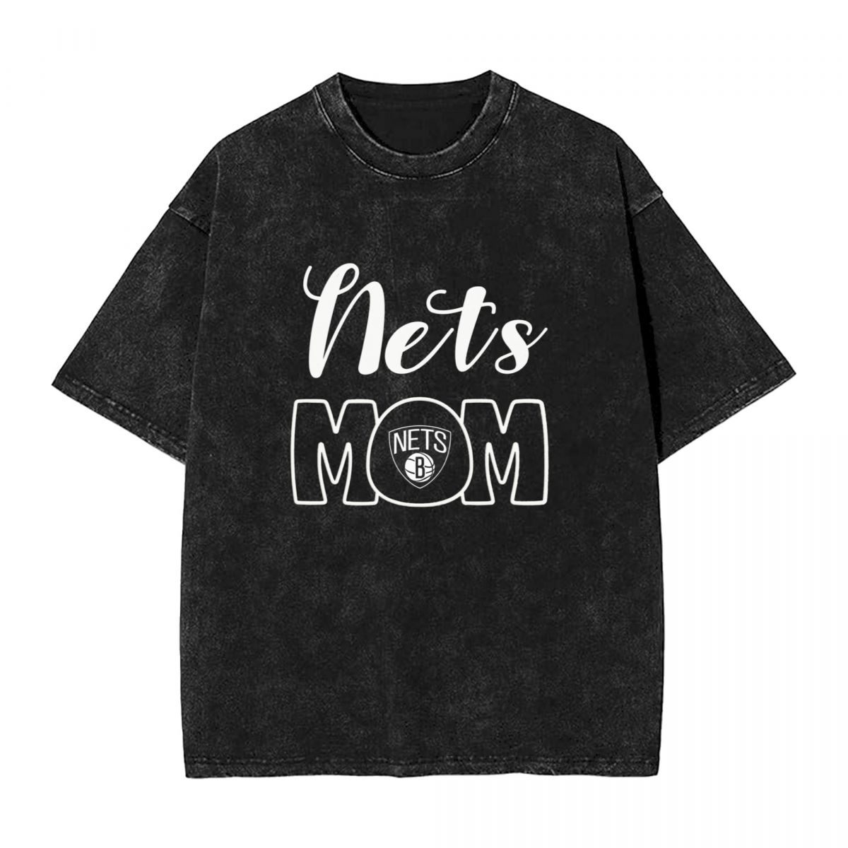 Brooklyn Nets Mom Men's Oversized Streetwear Tee Shirts