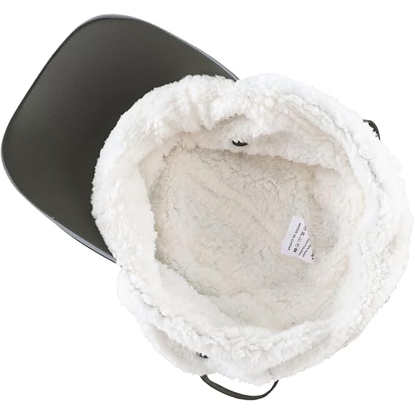 Home Prefer Winter Earflap Hat for Men Women Sherpa-Lined Baseball Cap Water-Resistant Reflective Adjustable Sports Hat