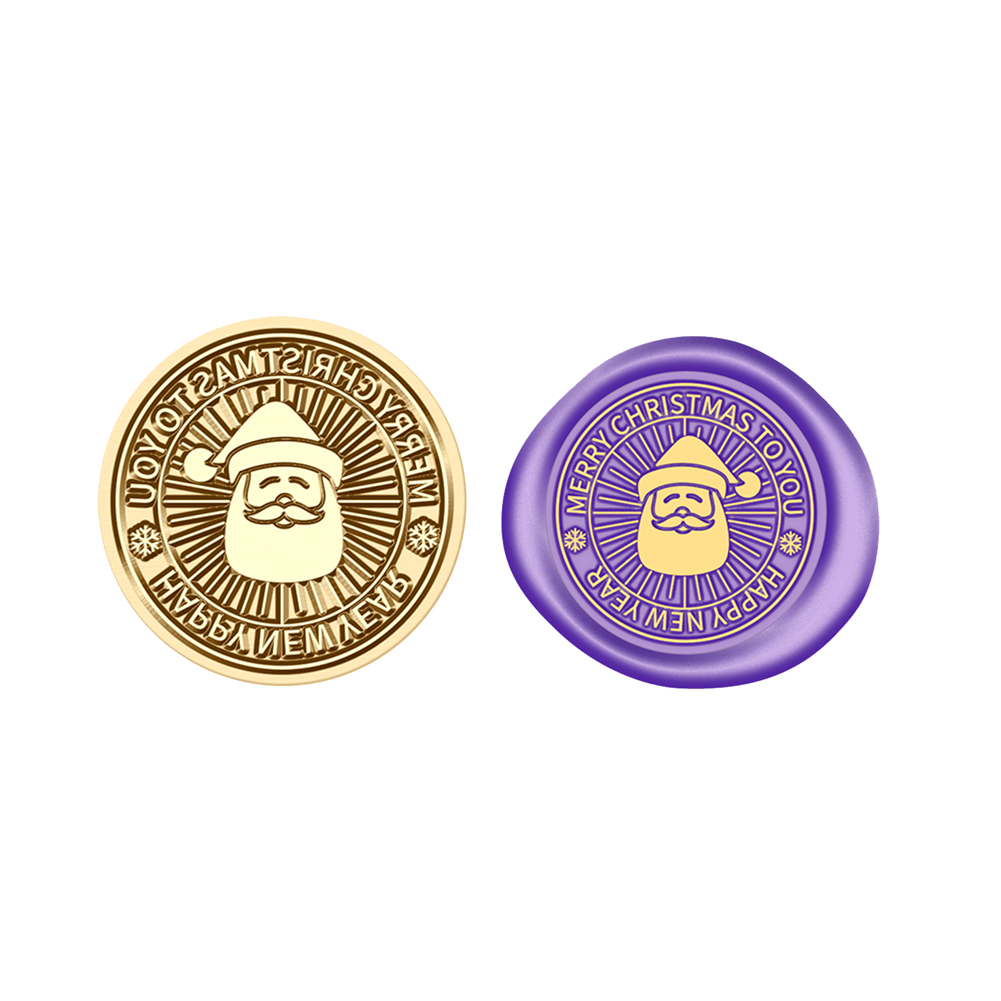 

25mm Christmas Wax Seal Stamp Cartoon Head - Wax Seal Stamp, 501 Original
