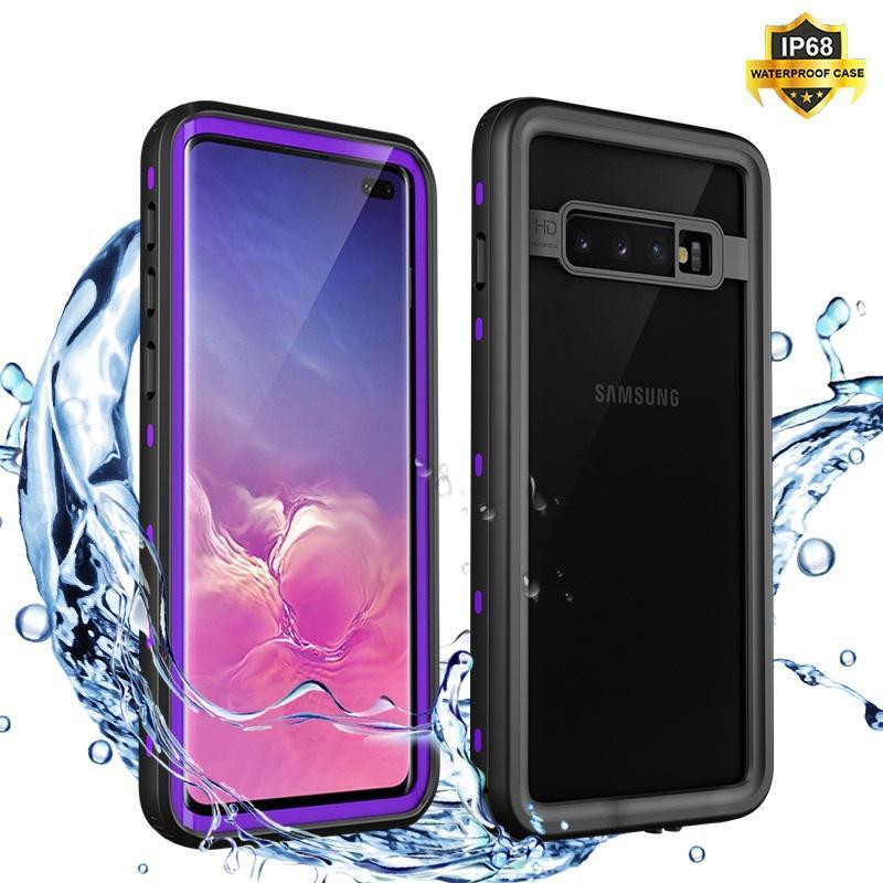 360 Full Protection Waterproof Phone Case For Samsung S5 / S6/ S6Edge/ S7/ S7Edge/S8 /S8 Plus/S9/S9Plus/S10/S10+/S105G/S10 E