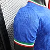 2025 Player Version Italy Training Wear Blue Football Shirt 1:1 Thai Quality