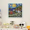 Colored Houses-14CT Stamped Cross Stitch 40*40cm/15.75*15.75in tapestrymarket