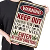 Warning - Vintage Metal Signs(12*16Inch) - Warning
