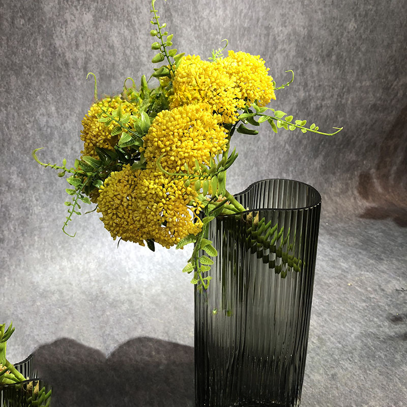 Tegooe Simulation Oat Fruit Cluster Artificial Floral Greenery Bouquet for Home Decor