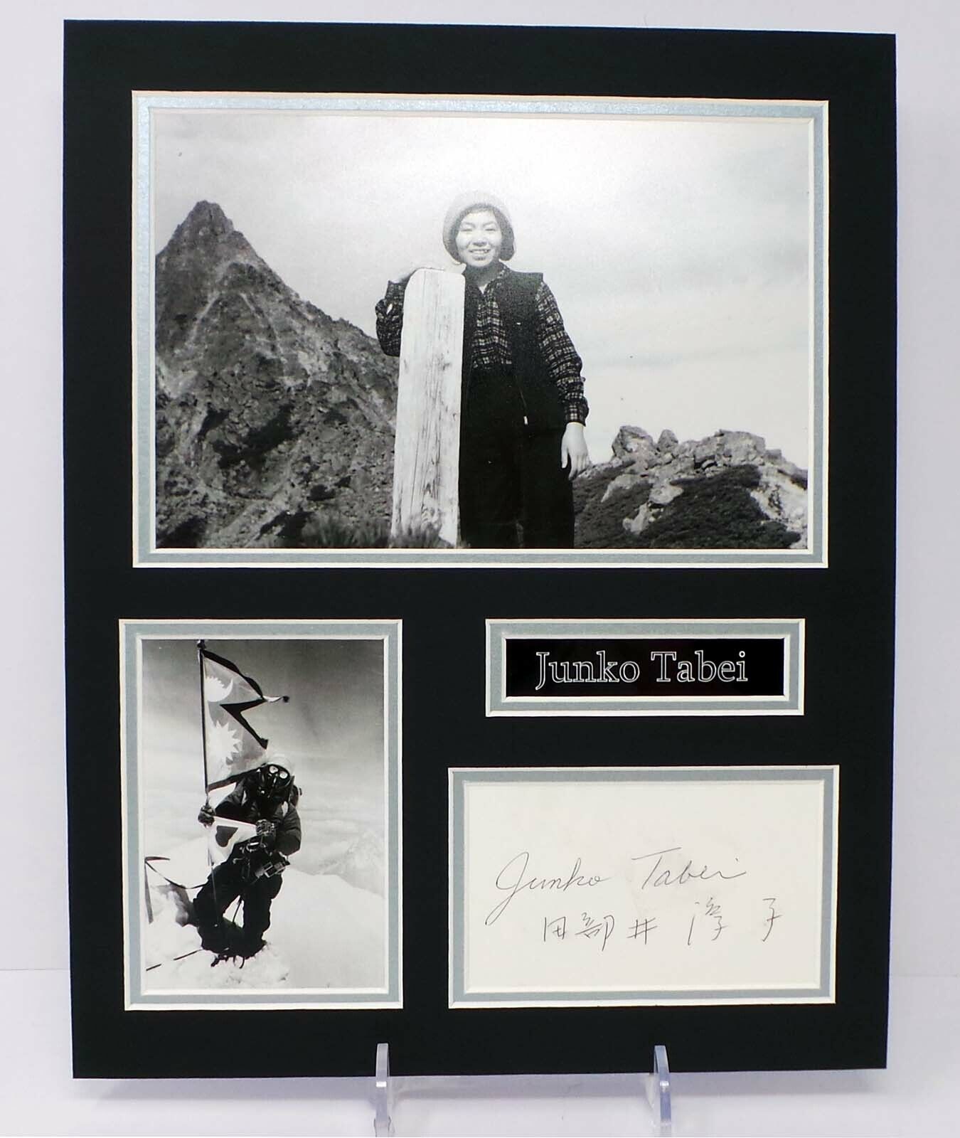 Junko TABEI 1st Woman to Climb Everest Signed Mounted Photo Poster painting Display AFTAL RD COA