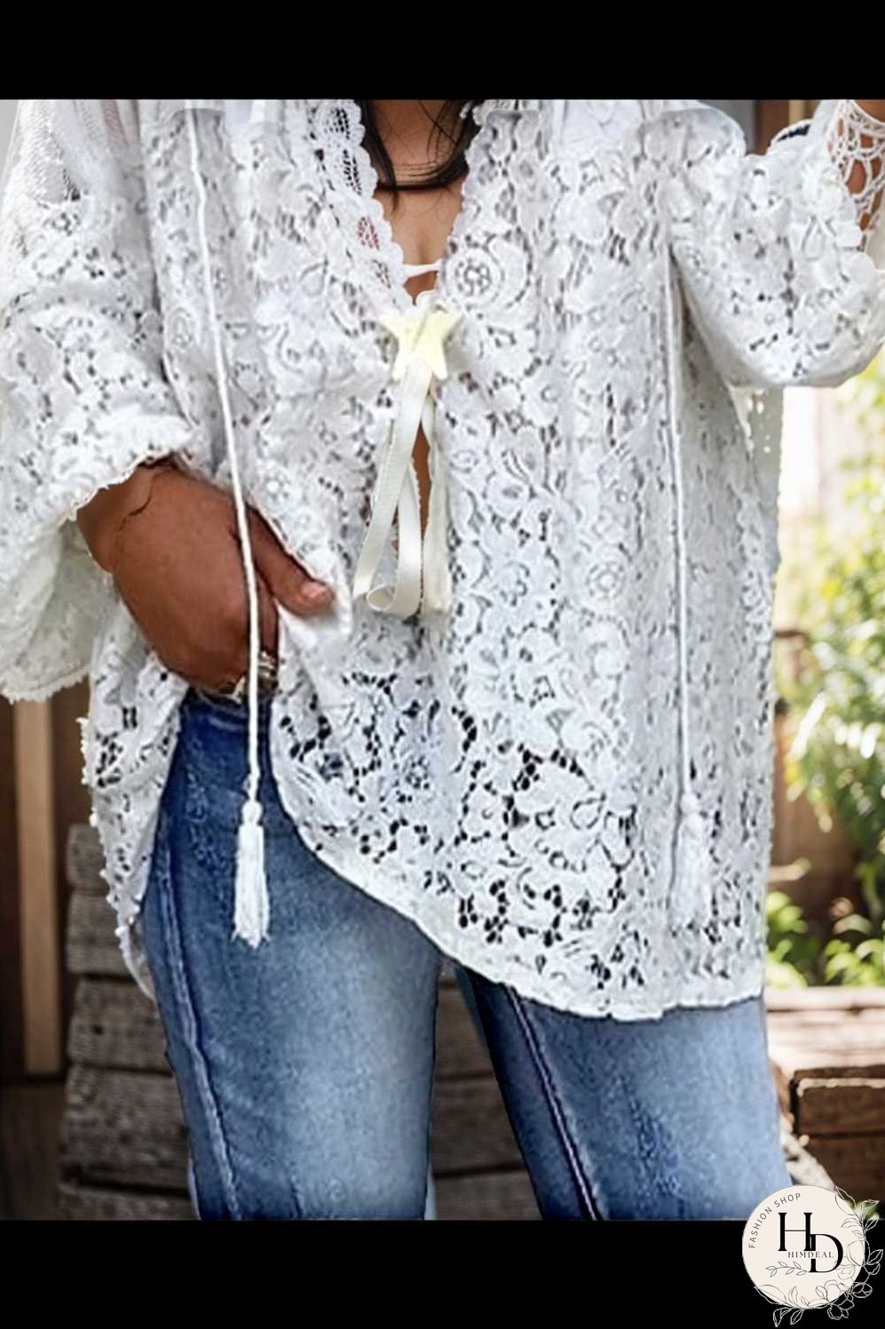 women s blouse white floral lace long sleeve daily vacation streetwear elegant casual v neck plus size l