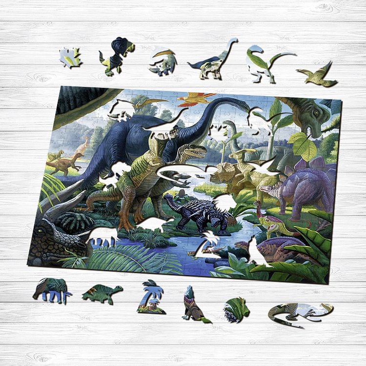 Jurassic Park Wooden Jigsaw Puzzle