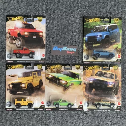 Dronehint Hot Wheels Premium Car Culture HW Off Road 2025 Set of 5 (In-Stock) New 4x4 Toy