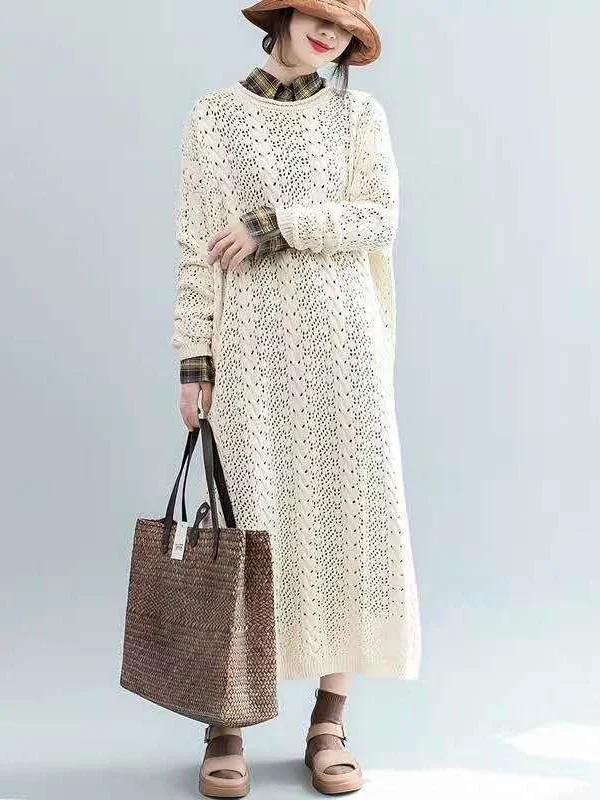 Roomy Graceful Long Knitting Dress