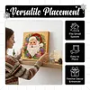 (25x25cm)DIY Pearl Painting Xmas Framed Handmade Pearl Material Art Kit Living Room Decor