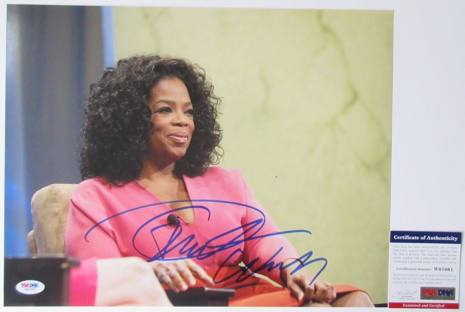 LEGEND!!! Oprah Winfrey Signed FULL NAME 11x14 Photo Poster painting #3 PSA/DNA