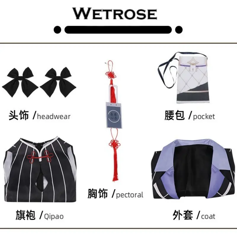 [Wetrose] Pre-Order Blue Archive Sunohara Kokona Cheongsam Game Outfit Cosplay Costume