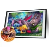 Pokemon - Runder Bohrer Diamantmalerei - 60*40CM (Große Größe)