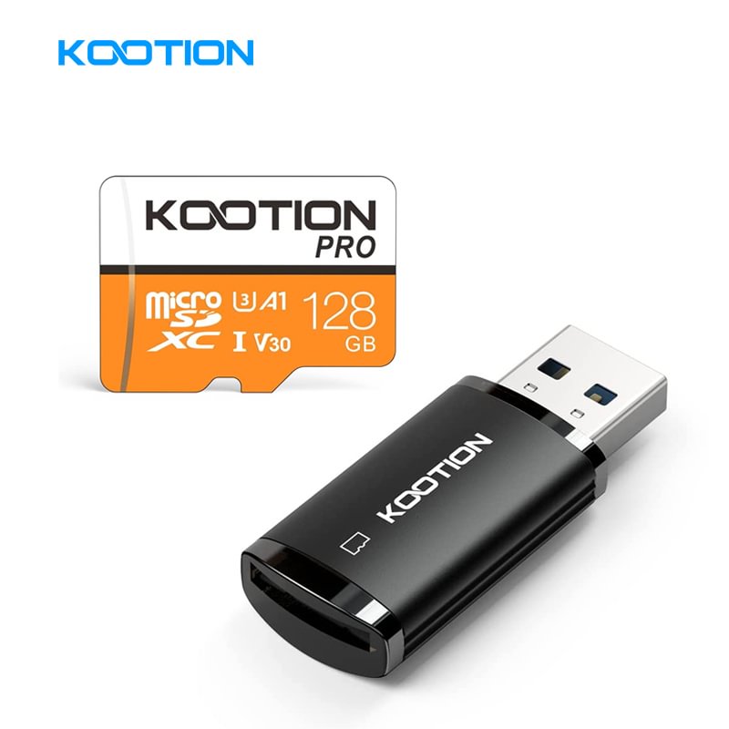 KOOTION 128GB microSD Card + USB 3.0 SD Card Reader