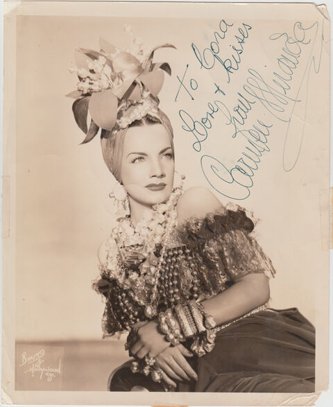 CARMEN MIRANDA Signed Photo Poster paintinggraph - Film Actress / Singer / Dancer - Preprint