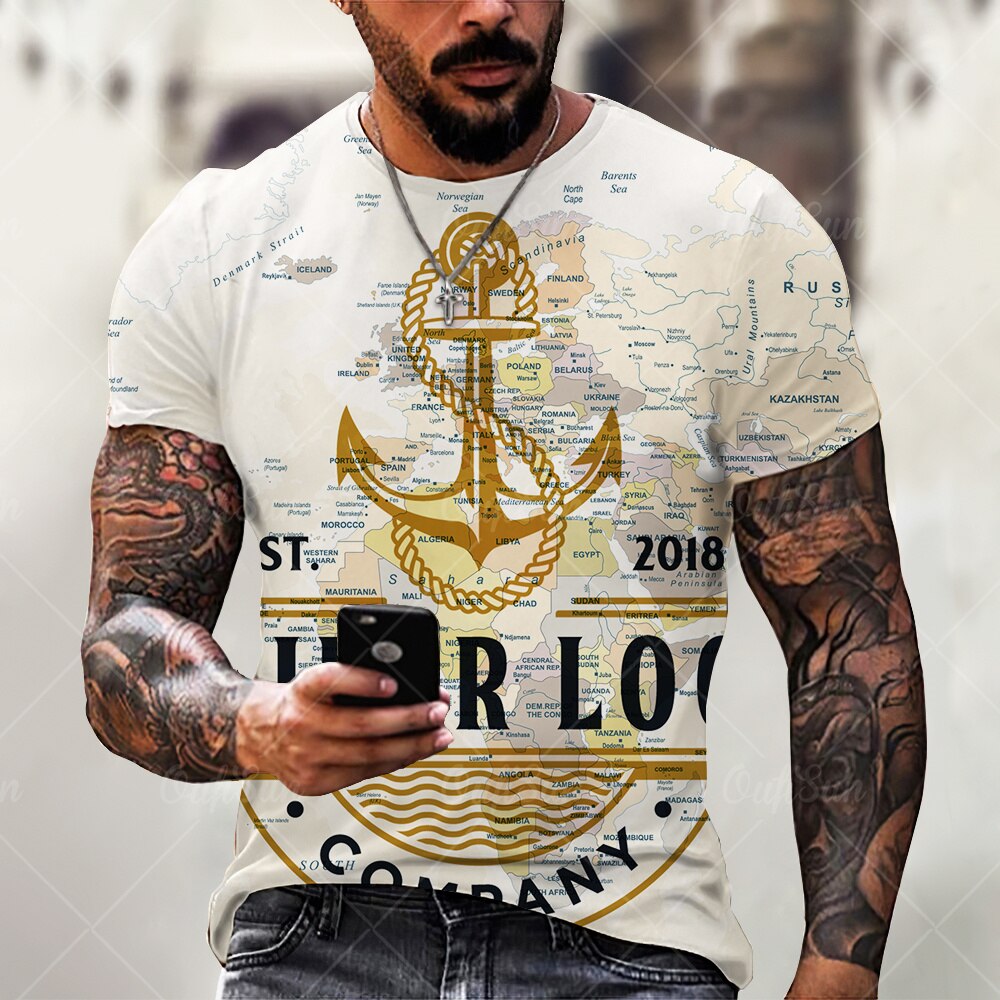 

Boat Anchor - 3D Printed Men T Shirt, Xxl, 501 Original
