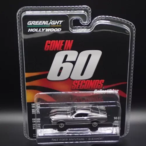Dronehint 2024 GREENLIGHT HOLLYWOOD 1967 FORD MUSTANG ELEANOR GONE IN 60 SECONDS SERIES 14 Toy