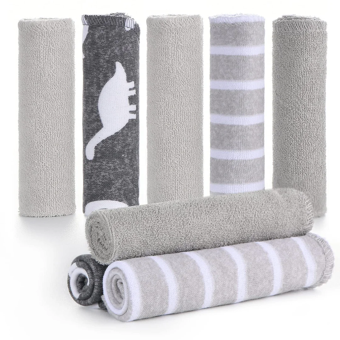 Baby Washcloths, Momcozy Ultra Soft Absorbent Towel, 8pcs Newborn Bath Face Towel