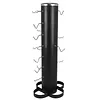 [US Local Warehouse] Vertical Gym Organization for Home Gym Storage Organizer Rack with Lat and Curl Bar Revolving Bars Workout Equipment Storage for 36 Handles & Straps Home Accessories Organization
